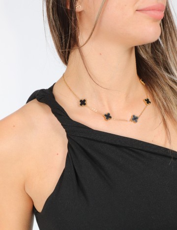 Set topuri 2 bucati SHEIN, alb/negru