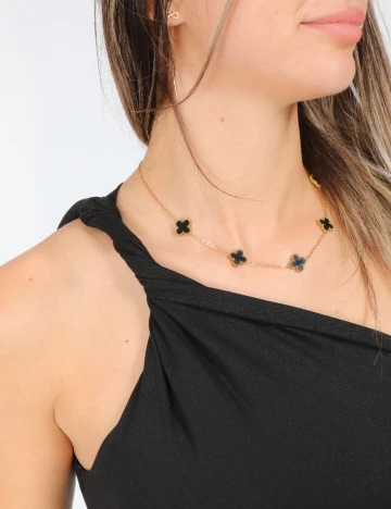 Set topuri 2 bucati SHEIN, alb/negru Alb