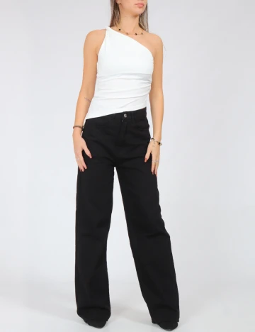 Set topuri 2 bucati SHEIN, alb/negru Alb