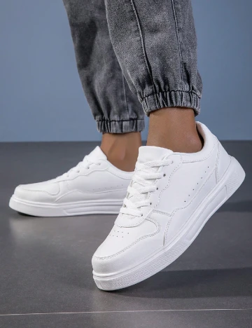 Adidasi SHEIN, alb Alb