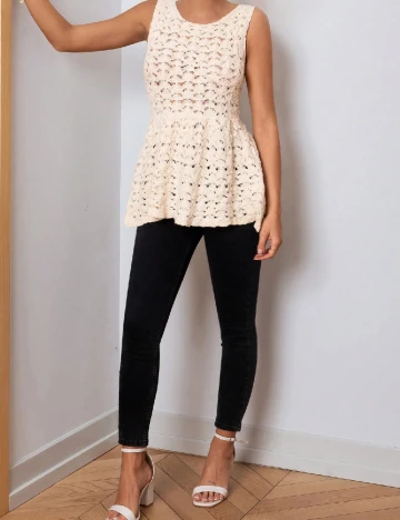 Bluza SHEIN, crem Crem