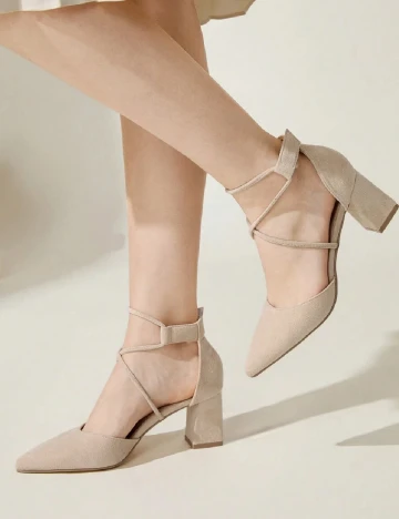 Pantofi Cuccoo, crem Crem