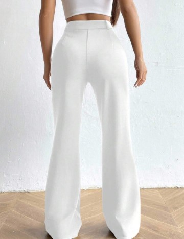 Pantaloni SHEIN, alb