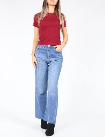 Top SHEIN, visiniu Rosu