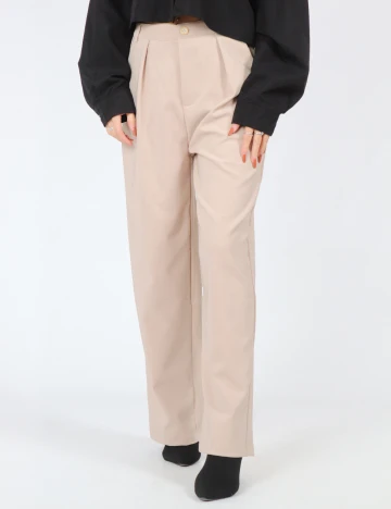 Pantaloni Dazy, crem