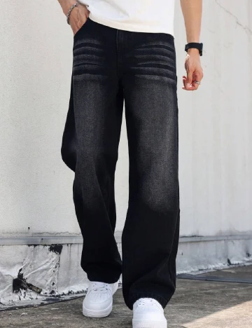 Blugi SHEIN, negru Negru