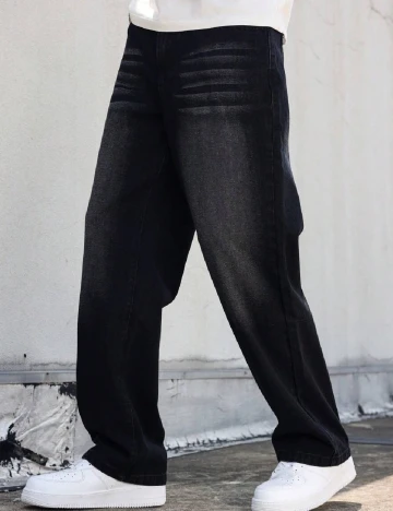 Blugi SHEIN, negru Negru