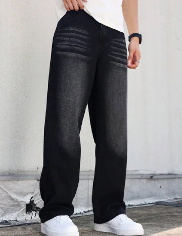 Blugi SHEIN, negru Negru