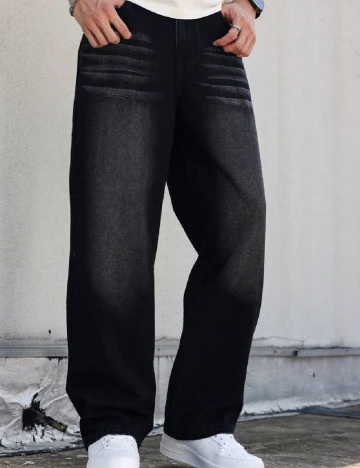 Blugi SHEIN, negru Negru