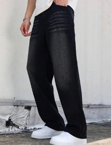 Blugi SHEIN, negru Negru