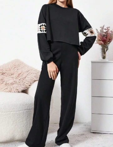 Compleu Shein Kids, negru