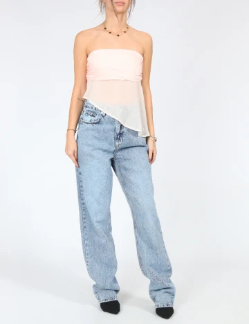 Top SHEIN, piersica Roz