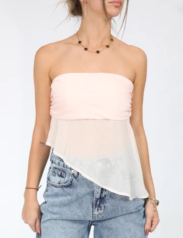 Top SHEIN, piersica Roz