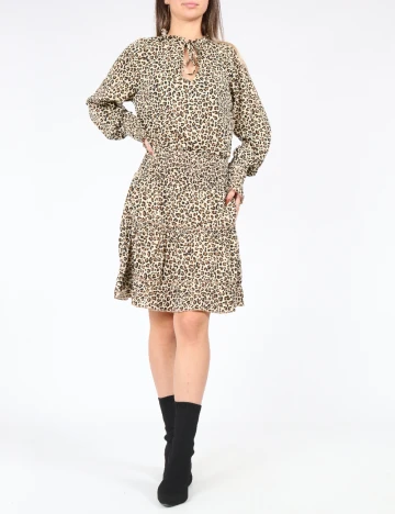 Rochie scurta SHEIN, animal print