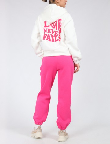 Compleu SHEIN, alb/roz