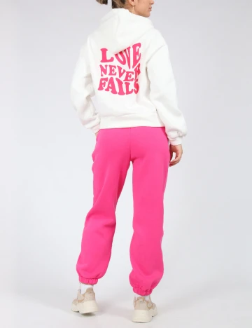 Compleu SHEIN, alb/roz Roz