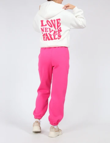 Compleu SHEIN, alb/roz Roz