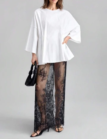 Bluza SHEIN, alb Alb