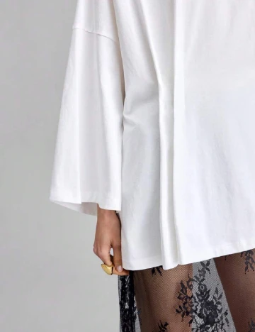 Bluza SHEIN, alb Alb