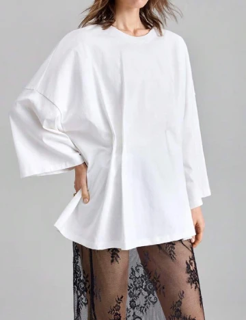 Bluza SHEIN, alb Alb