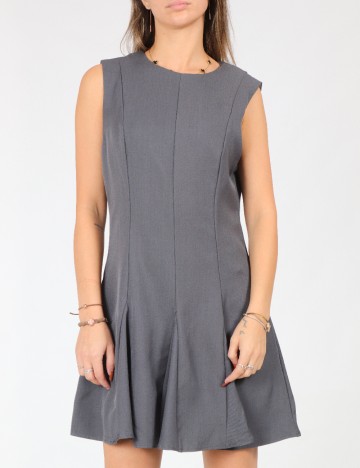 Rochie scurta SHEIN, gri deschis
