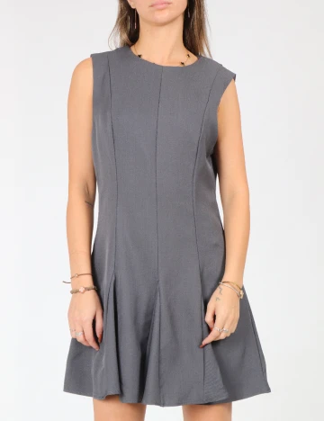 Rochie scurta SHEIN, gri deschis Gri