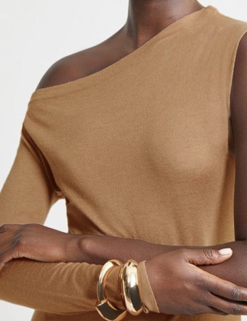 Rochie medie Karen Millen, maro