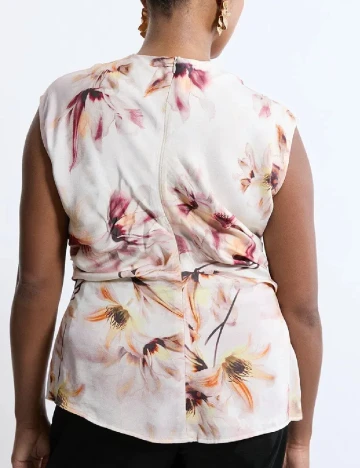 Bluza Karen Millen Plus Size, floral print Floral print