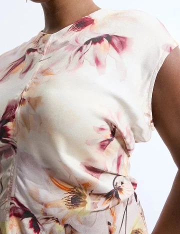 Bluza Karen Millen Plus Size, floral print Floral print