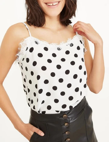 Maiou Lafaba, alb/negru Alb