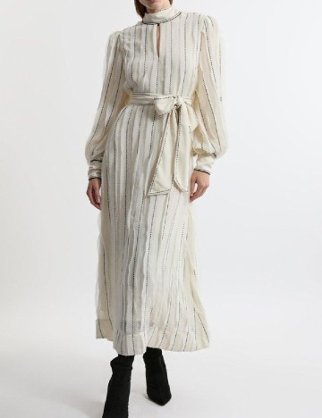 
						Rochie lunga Karen Millen, ecru