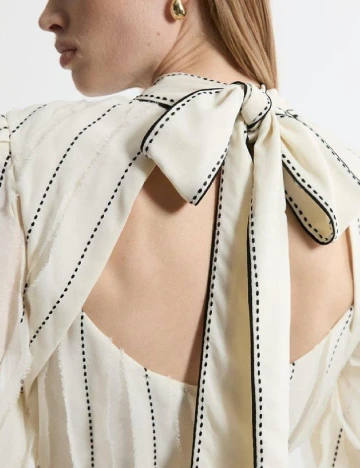 Rochie lunga Karen Millen, ecru