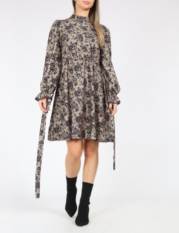 Rochie medie SHEIN, negru/verde