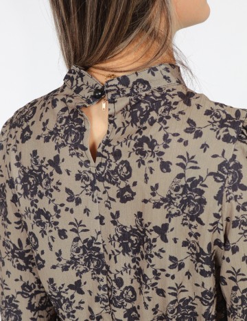 Rochie medie SHEIN, negru/verde