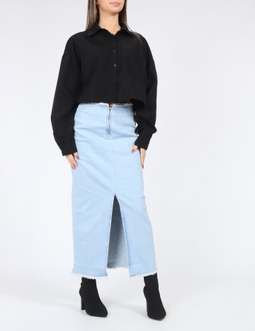 Fusta SHEIN, albastru