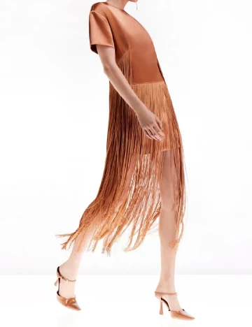 Rochie medie Karen Millen, maro