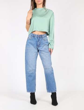 Bluza SHEIN, verde deschis