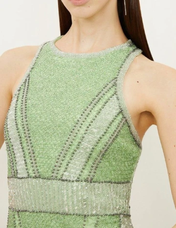 Rochie scurta Karen Millen, verde Verde