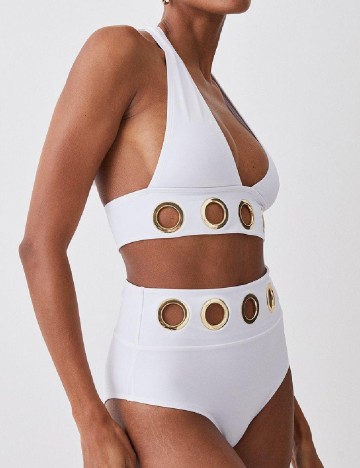 Sutien de baie Karen Millen, alb