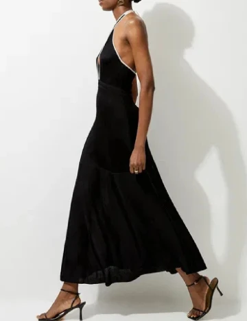 Rochie lunga Karen Millen, negru