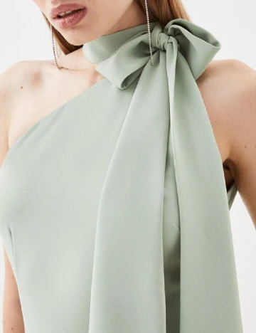 Rochie lunga Karen Millen, verde Verde