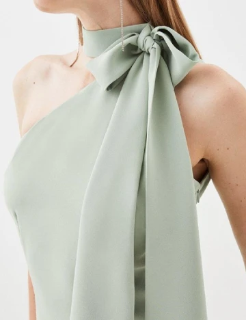 Rochie lunga Karen Millen, verde Verde