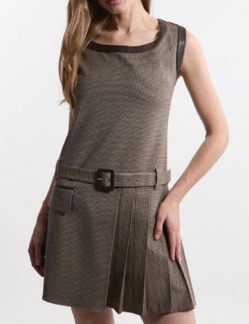 
						Rochie scurta Karen Millen, maro