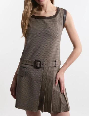 Rochie scurta Karen Millen, maro Maro