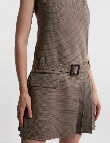 Rochie scurta Karen Millen, maro Maro