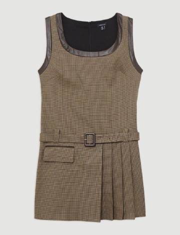 Rochie scurta Karen Millen, maro