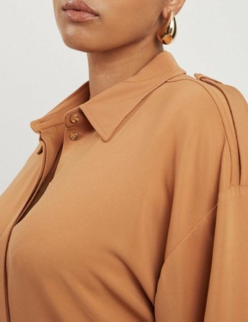 Camasa Karen Millen Plus Size, maro