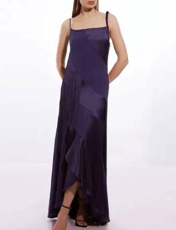 Rochie lunga Karen Millen, bleumarin Albastru