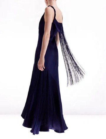 Rochie lunga Karen Millen, bleumarin