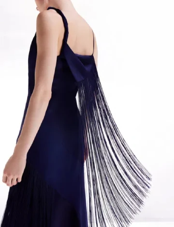 Rochie lunga Karen Millen, bleumarin Albastru